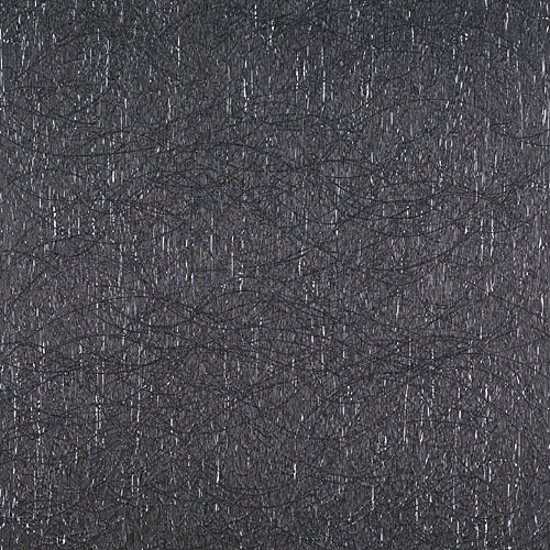 Susanne Lyner, 2011_29, SchwarzZeichen, 70 x 70, Acryl geworfen auf Baumwolle