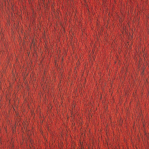 Susanne Lyner, 2013_26, SturmRot, 80 x 80 cm, Acryl auf Baumwolle