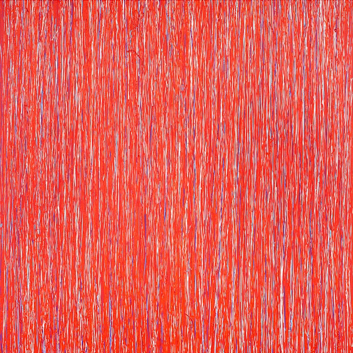 Susanne Lyner, 2014_01, les deux, 100 x 100 cm, Acryl auf Baumwolle