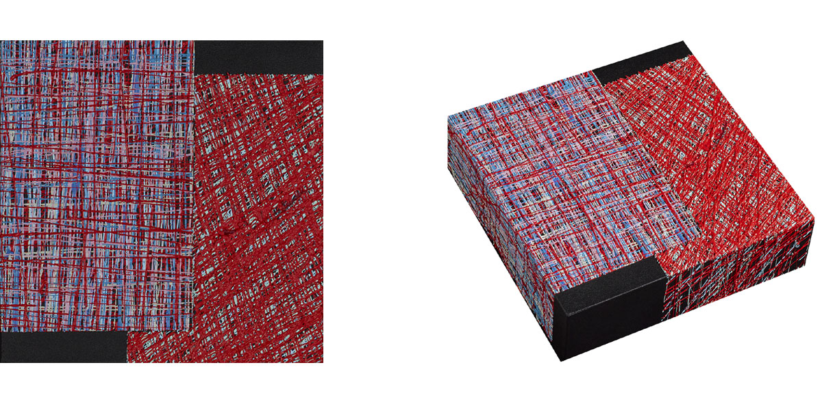 Susanne Lyner, 2015_14_Serie_Chummerchaeschtli&Gluecksmuempfeli, 20 x 20 x 6 cm, Acryl auf Holz Susanne Lyner, 2015_14_Serie_Chummerchaeschtli&Gluecksmuempfeli, 20 x 20 x 6 cm, Acryl auf Holz