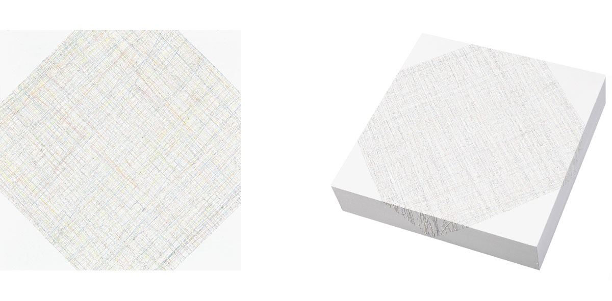 Susanne Lyner, 2015_35_Serie_Lagopus, 40 x 40 x 9 cm, Acryl auf Holz Susanne Lyner, 2015_35_Serie_Lagopus, 40 x 40 x 9 cm, Acryl auf Holz