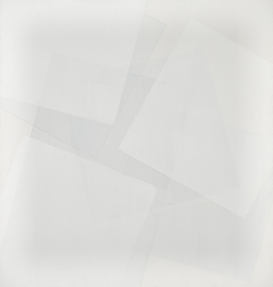 Susanne Lyner, 2017-19_und noch einmal ich weiss, 100 x 95 cm, Acryl auf Baumwolle Susanne Lyner, 2017-19_und noch einmal ich weiss, 100 x 95 cm, Acryl auf Baumwolle