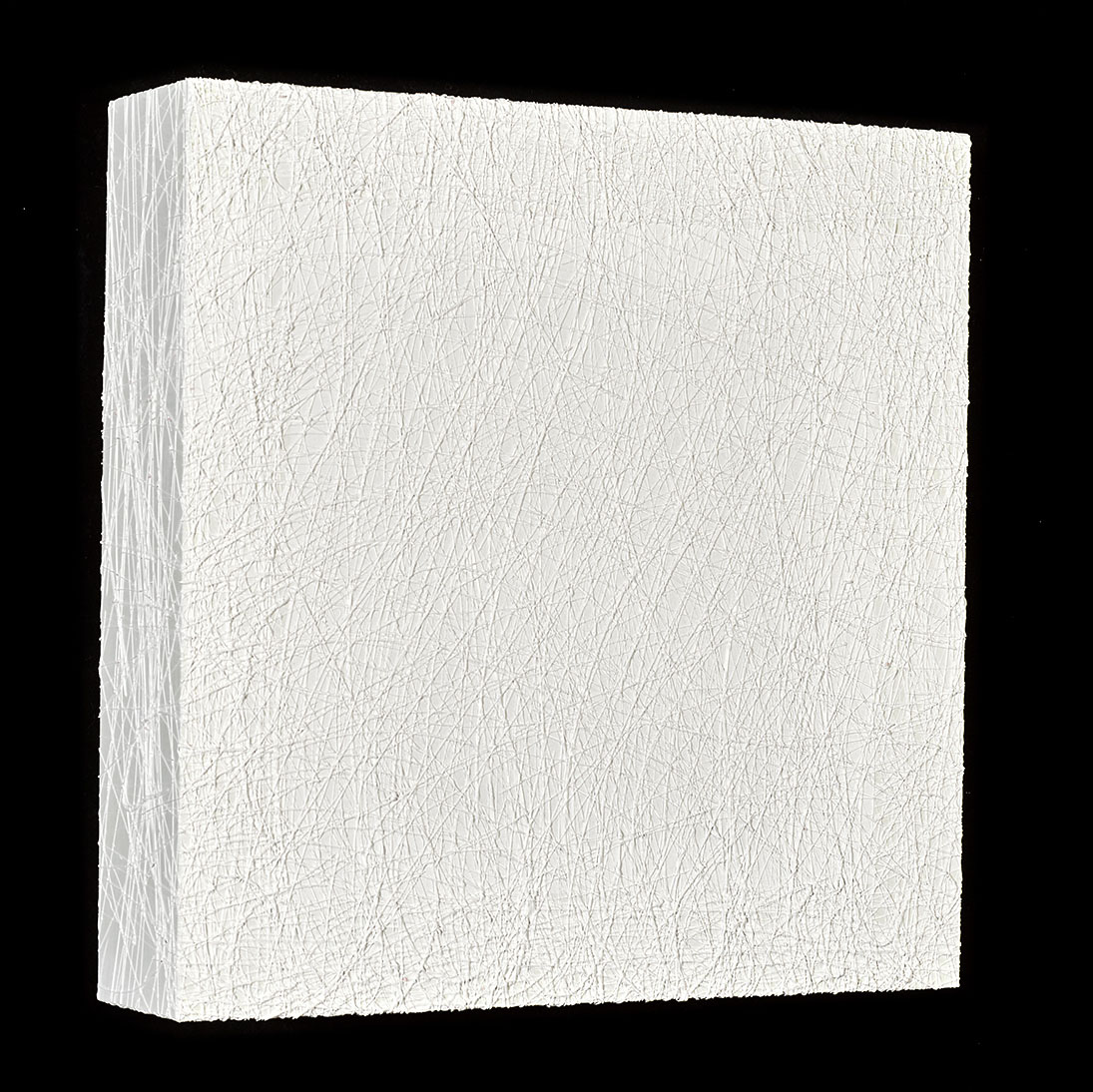 Susanne Lyner, 2017-39_Reihe-Sansparoles, 40 x 40 x 9 cm, Acryl auf Baumwolle Susanne Lyner, 2017-39_Reihe-Sansparoles, 40 x 40 x 9 cm, Acryl auf Baumwolle