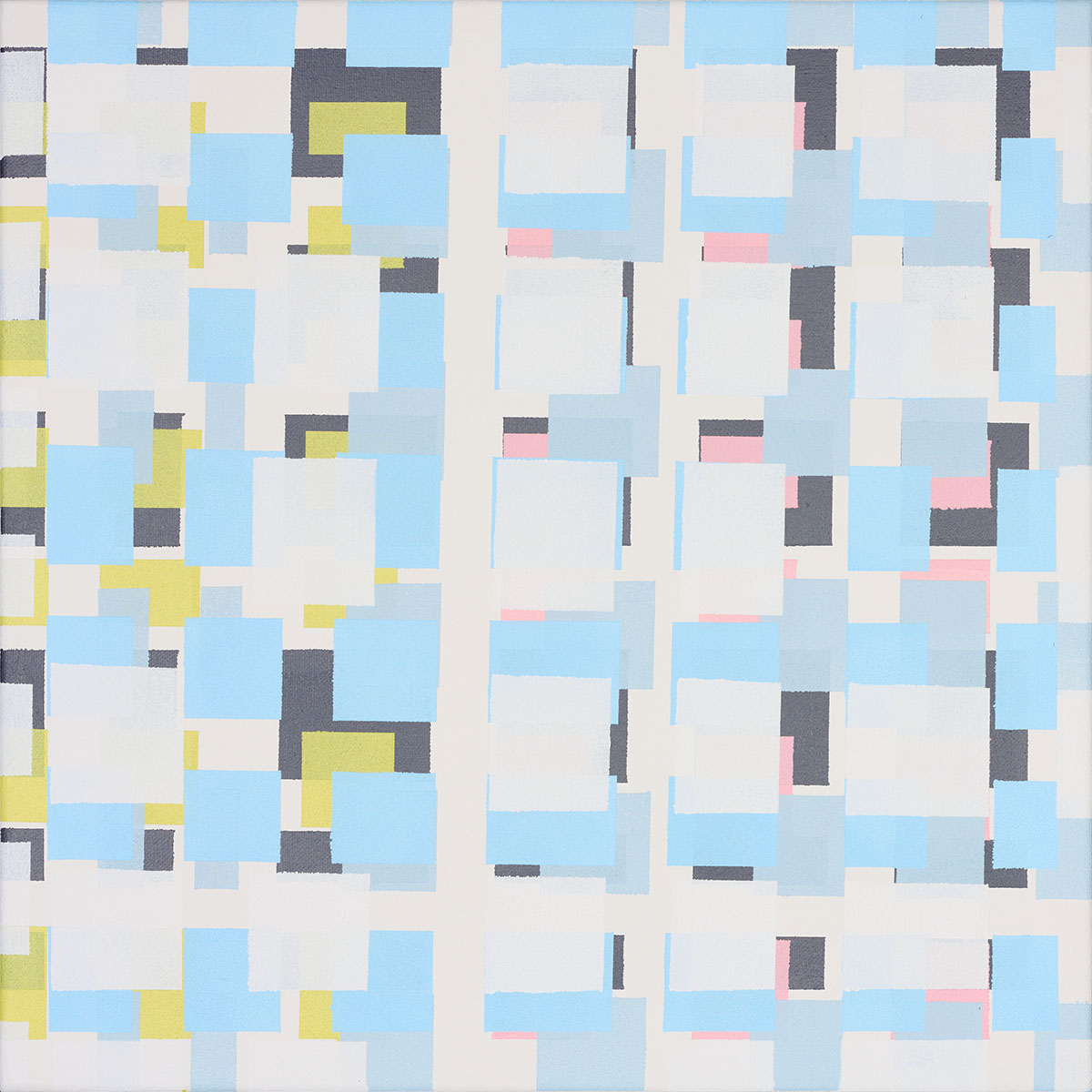 Susanne Lyner, 2019_04v70_winterbluesch, Acryl auf Baumwolle, 40 x 40 cm Susanne Lyner, 2019_04v70_winterbluesch, Acryl auf Baumwolle, 40 x 40 cm