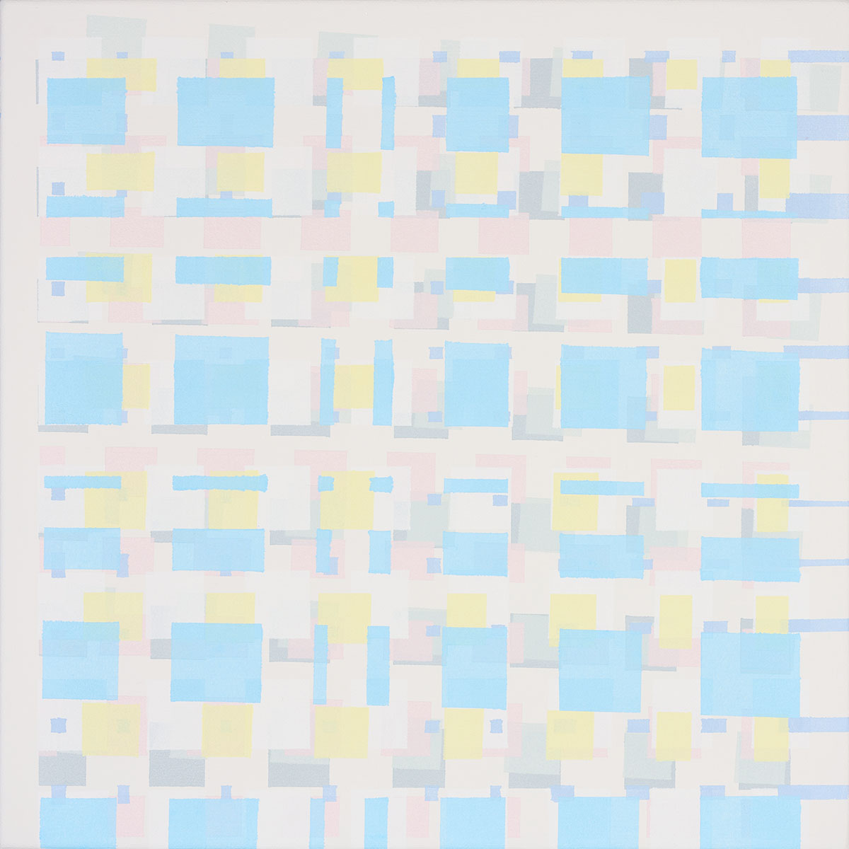 Susanne Lyner, 2019_05v70_winterbluesch, Acryl auf Baumwolle, 40 x 40 cm Susanne Lyner, 2019_05v70_winterbluesch, Acryl auf Baumwolle, 40 x 40 cm