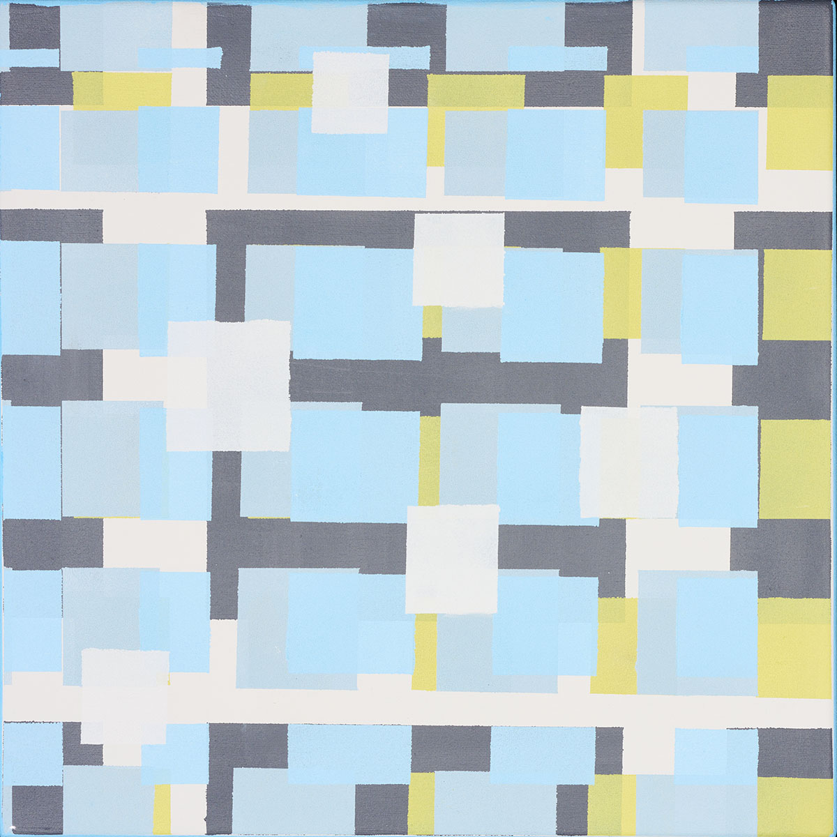 Susanne Lyner, 2019_08v70_winterbluesch, Acryl auf Baumwolle, 40 x 40 cm Susanne Lyner, 2019_08v70_winterbluesch, Acryl auf Baumwolle, 40 x 40 cm