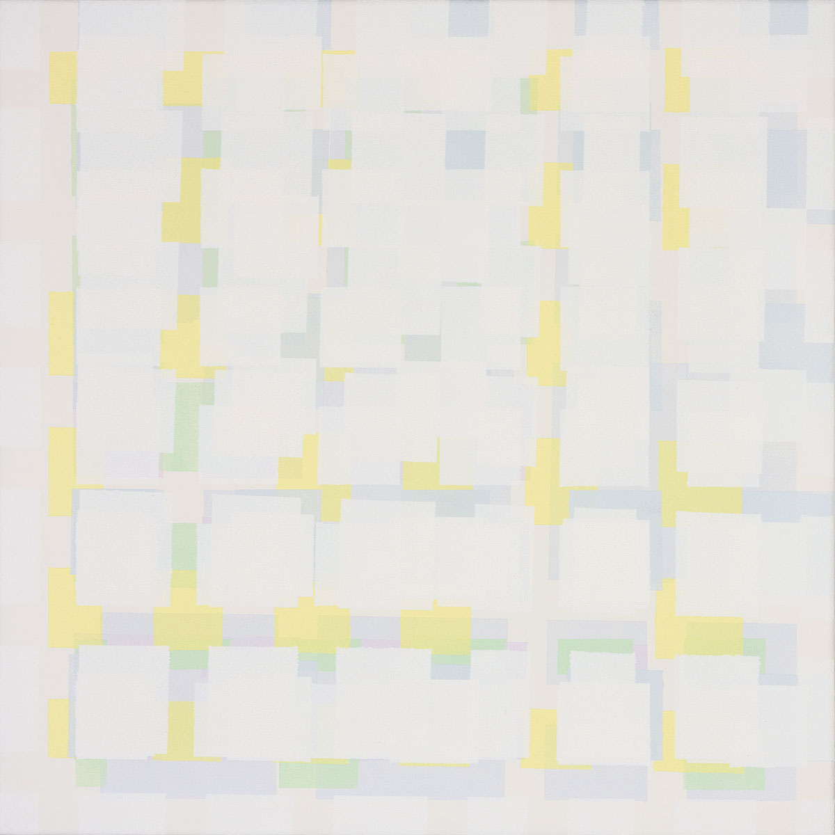 Susanne Lyner, 2019_10v70_winterbluesch, Acryl auf Baumwolle, 40 x 40 cm Susanne Lyner, 2019_10v70_winterbluesch, Acryl auf Baumwolle, 40 x 40 cm