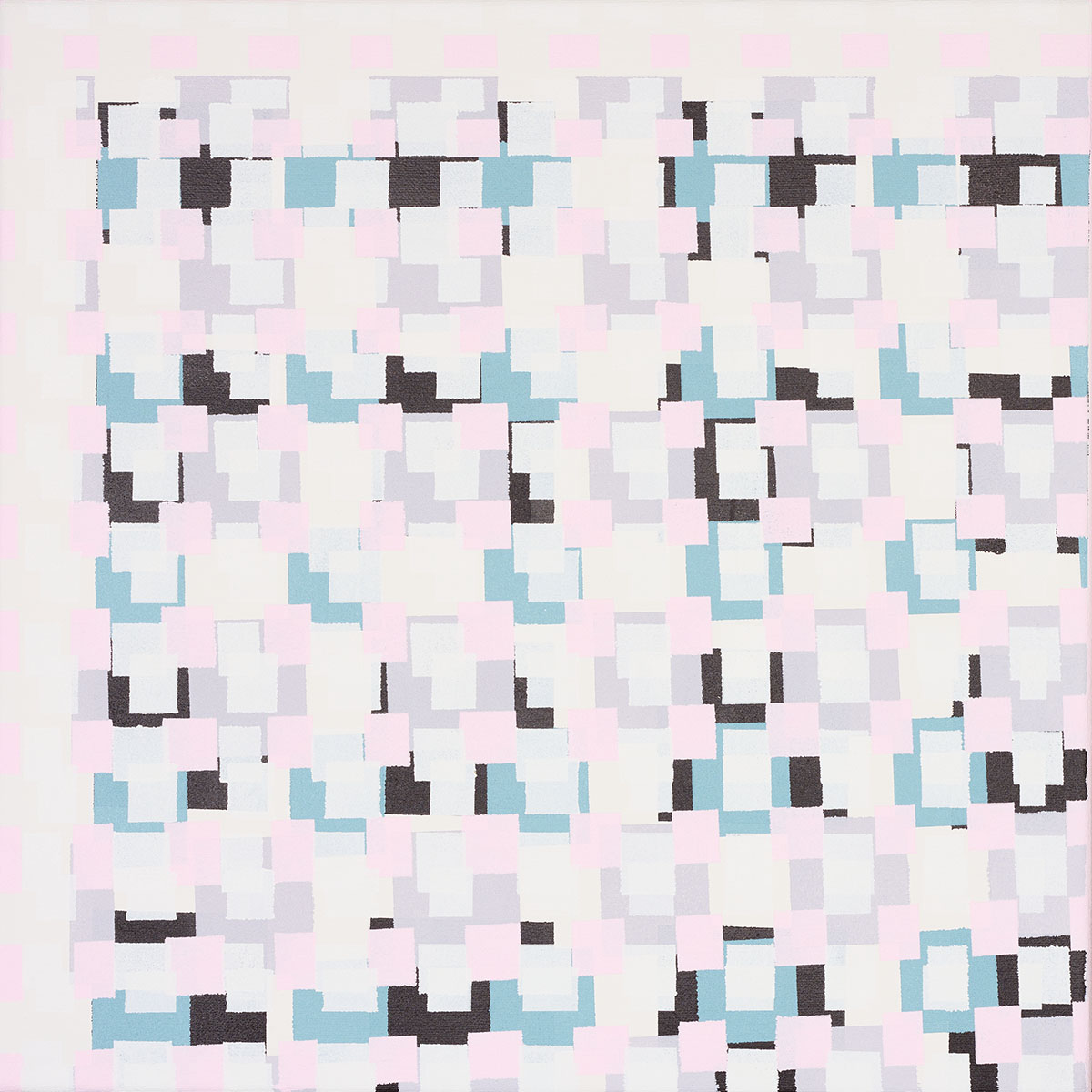 Susanne Lyner, 2019_17v70_winterbluesch, Acryl auf Baumwolle, 40 x 40 cm Susanne Lyner, 2019_17v70_winterbluesch, Acryl auf Baumwolle, 40 x 40 cm