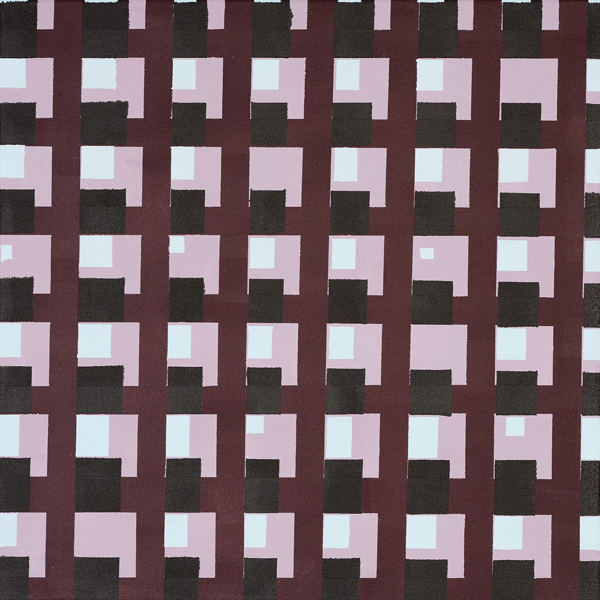 Susanne Lyner, 2019_23v70_winterbluesch, Acryl auf Baumwolle, 40 x 40 cm Susanne Lyner, 2019_23v70_winterbluesch, Acryl auf Baumwolle, 40 x 40 cm