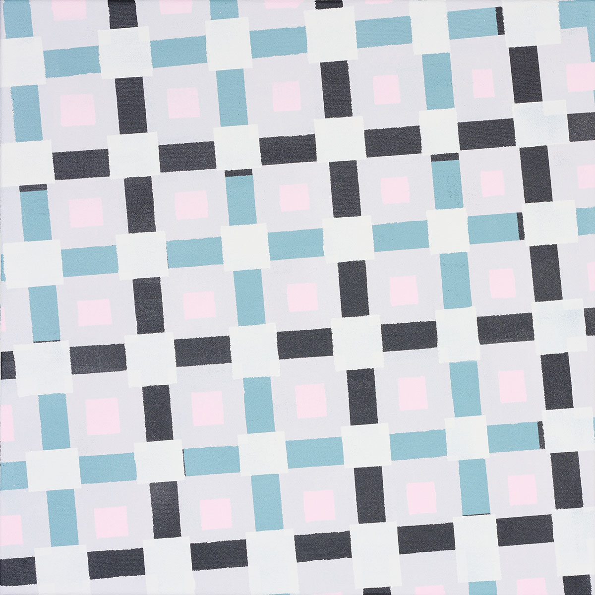 Susanne Lyner, 2019_27v70_winterbluesch, Acryl auf Baumwolle, 40 x 40 cm Susanne Lyner, 2019_27v70_winterbluesch, Acryl auf Baumwolle, 40 x 40 cm