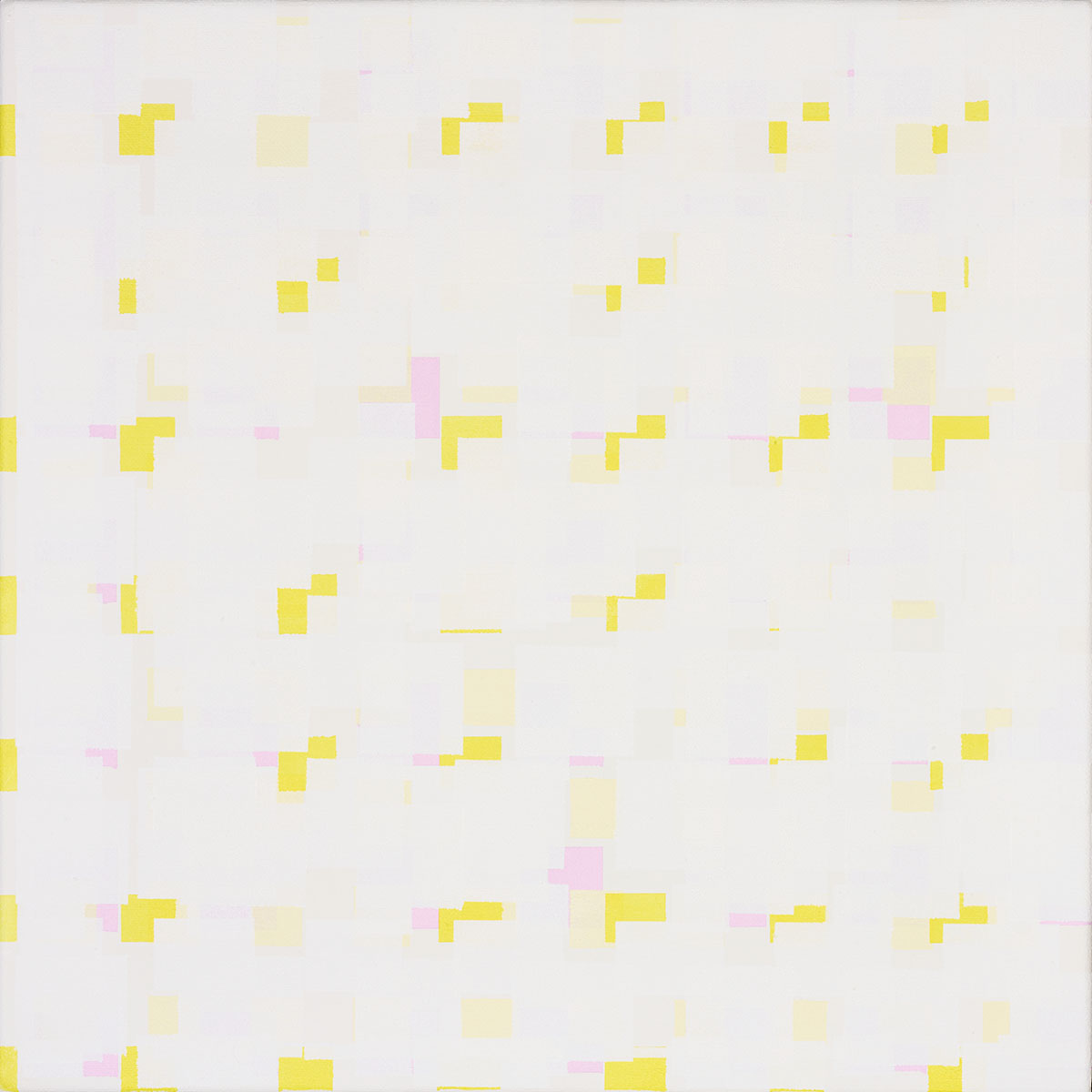 Susanne Lyner, 2019_30v70_winterbluesch, Acryl auf Baumwolle, 40 x 40 cm Susanne Lyner, 2019_30v70_winterbluesch, Acryl auf Baumwolle, 40 x 40 cm