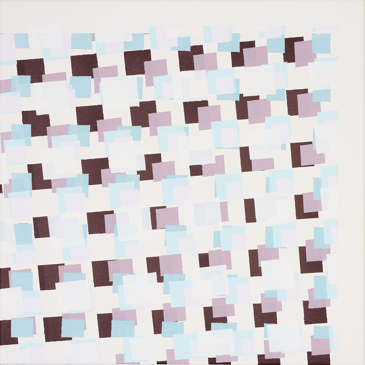 Susanne Lyner, 2019_33v70_winterbluesch, Acryl auf Baumwolle, 40 x 40 cm Susanne Lyner, 2019_33v70_winterbluesch, Acryl auf Baumwolle, 40 x 40 cm