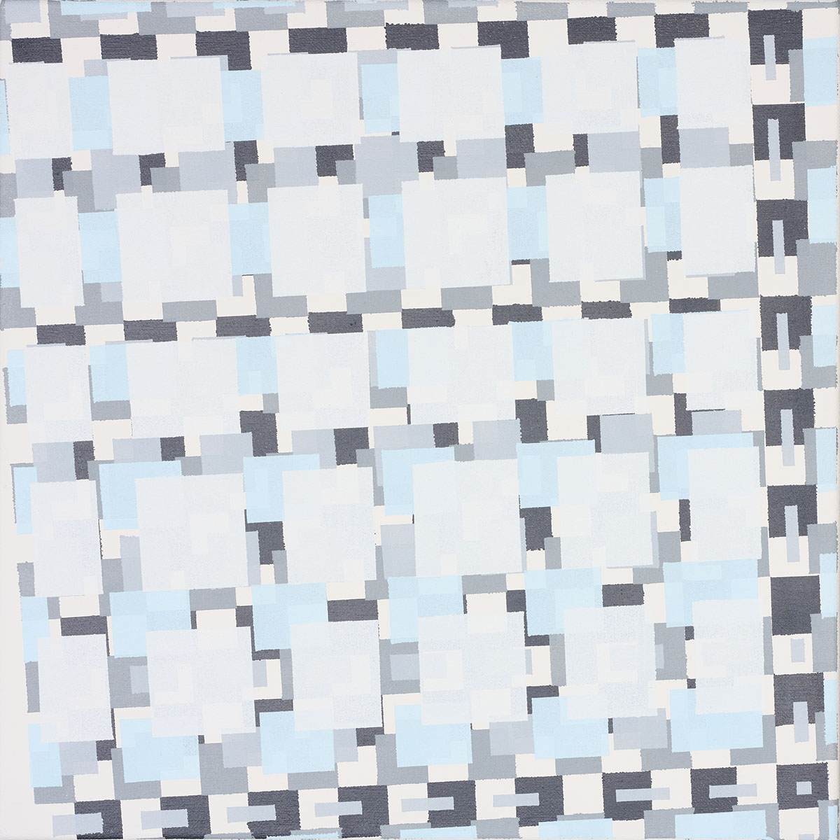 Susanne Lyner, 2019_46v70_winterbluesch, Acryl auf Baumwolle, 40 x 40 cm Susanne Lyner, 2019_36v70_winterbluesch, Acryl auf Baumwolle, 40 x 40 cm