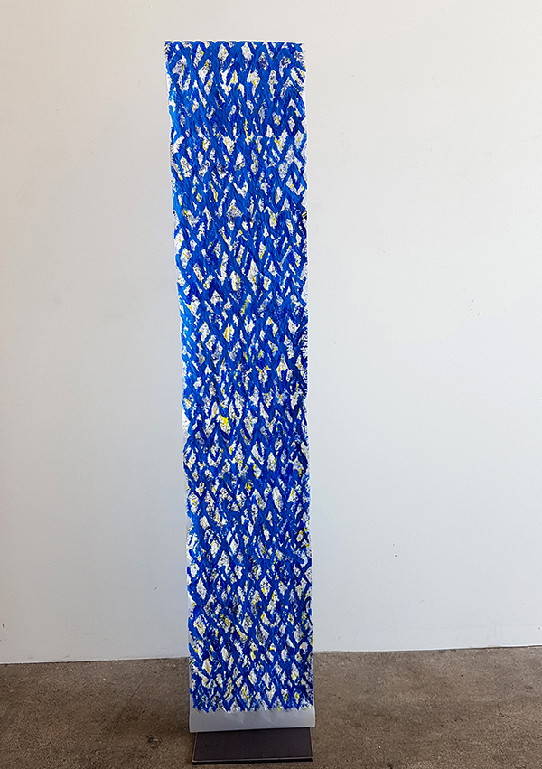 Susanne Lyner, 2019, Meine Stammbäume Nr. 07, Acryl auf Transparentpapier beidseitig bearbeitet, 340 x 33 cm Susanne Lyner, 2019, Meine Stammbäume Nr. 07, Acryl auf Transparentpapier beidseitig bearbeitet, 340 x 33 cm