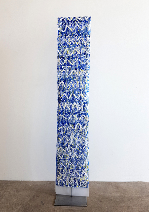 Susanne Lyner, 2019, Meine Stammbäume Nr. 07, Acryl auf Transparentpapier beidseitig bearbeitet, 340 x 33 cm Susanne Lyner, 2019, Meine Stammbäume Nr. 07, Acryl auf Transparentpapier beidseitig bearbeitet, 340 x 33 cm